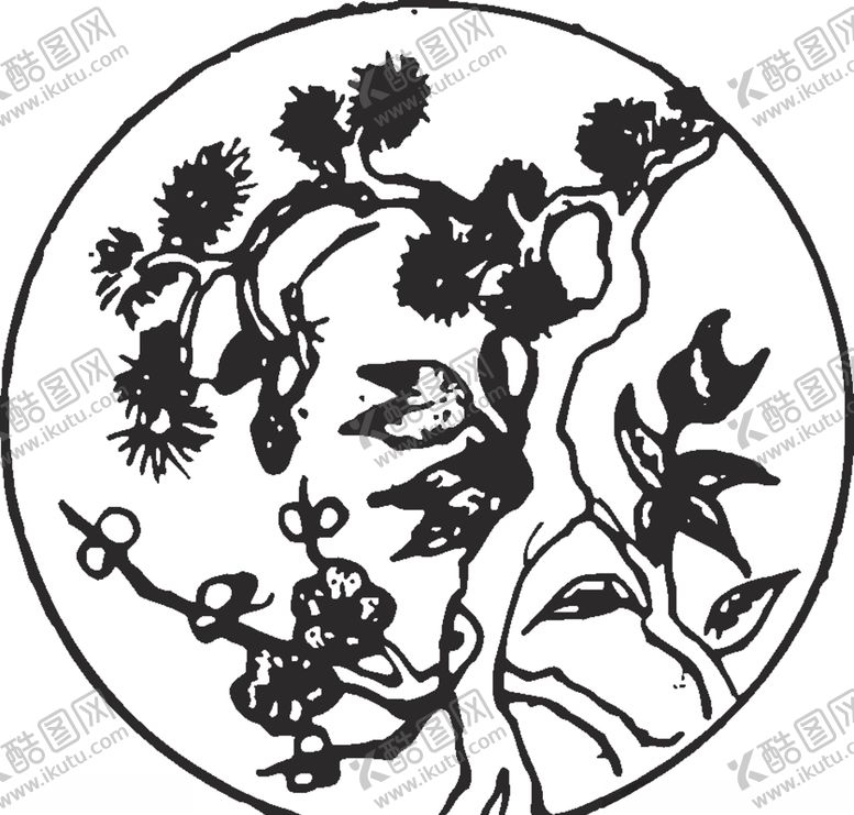 编号：65661110020244005005【酷图网】源文件下载-镂空花图案