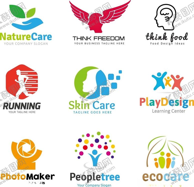 编号：56231609210434079502【酷图网】源文件下载-多样创意企业标志设计