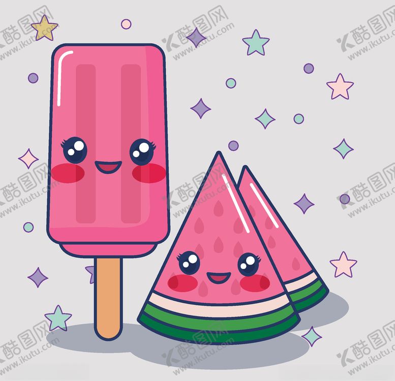 编号：79817209190259224533【酷图网】源文件下载-可爱食物