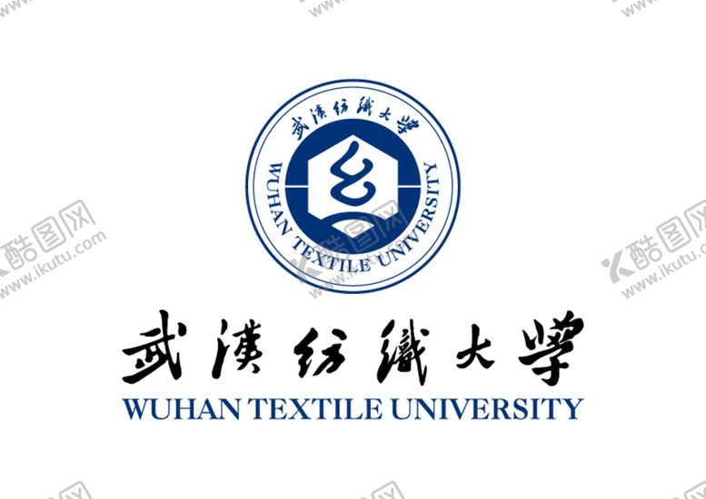 编号：75390409171852255924【酷图网】源文件下载-武汉纺织大学 校徽 LOGO