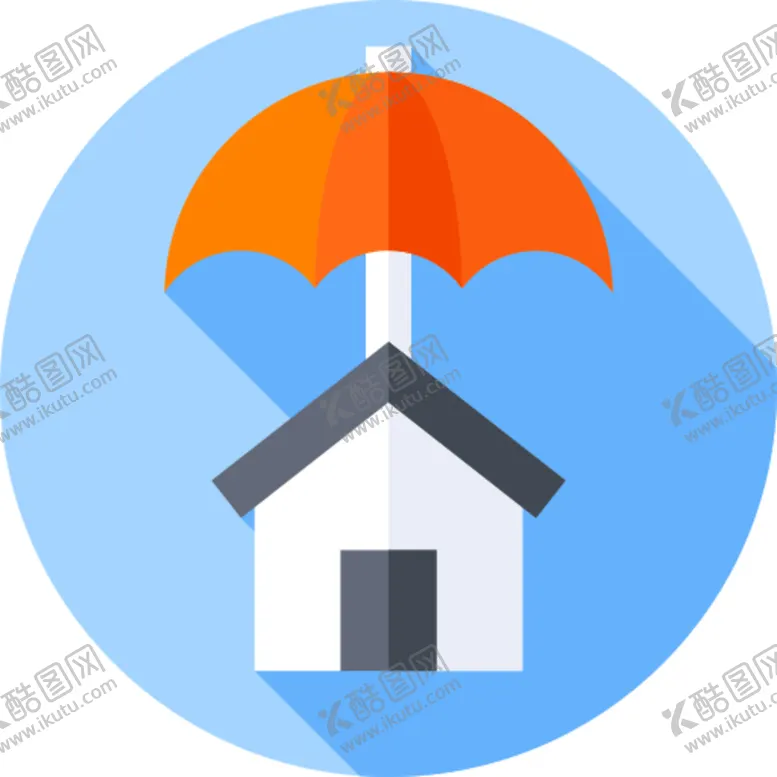 编号：49051709281418580213【酷图网】源文件下载-雨伞下的房子