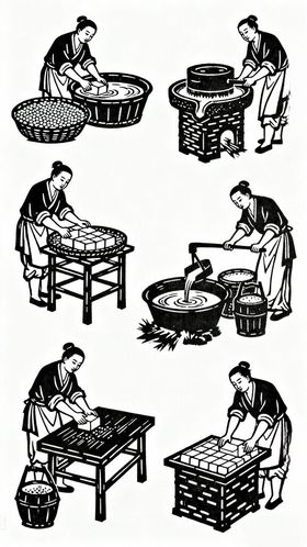 传统豆腐操作步骤图示