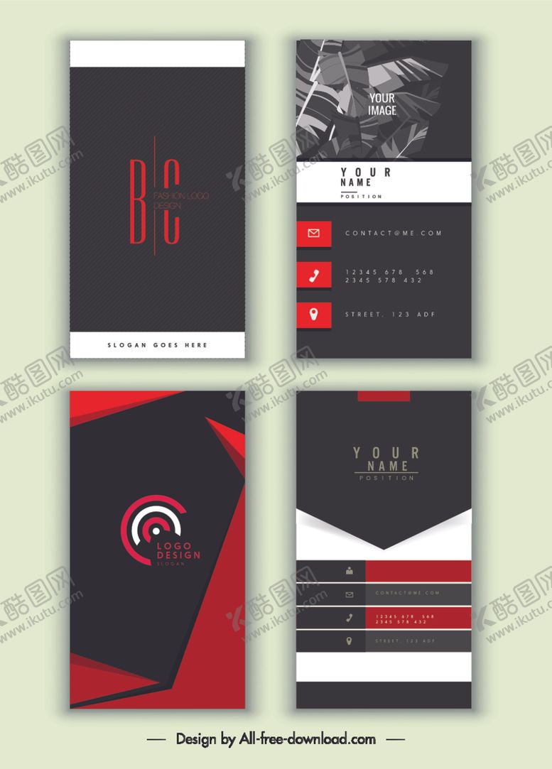 编号：19148009220335325439【酷图网】源文件下载-名片设计