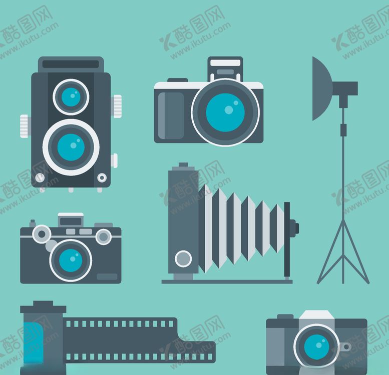 编号：15028309220505527310【酷图网】源文件下载-卡通照相机