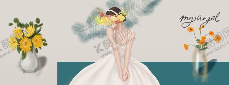 编号：23646711021342345167【酷图网】源文件下载-现代客户三联画