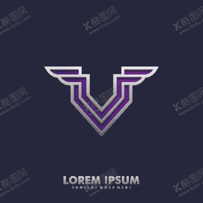 编号：13879507140831317468【酷图网】源文件下载-翅膀logo