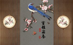 花开富贵装饰画