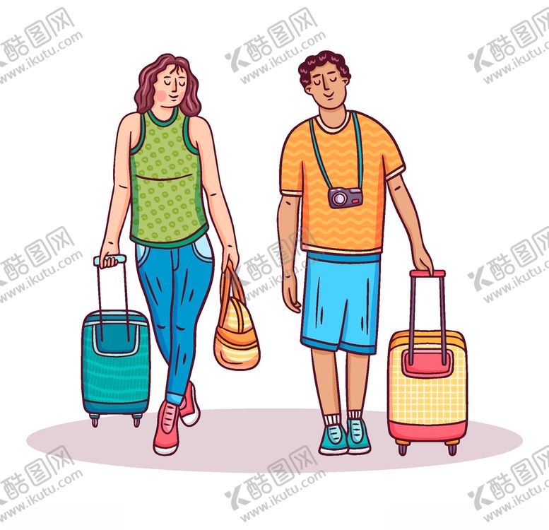 编号：59612107140926052394【酷图网】源文件下载-旅客游客