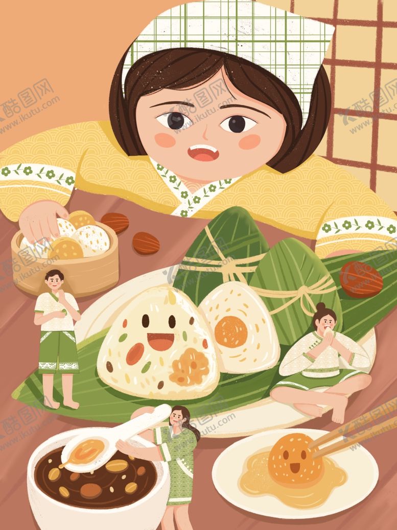 编号：86221905250255586585【酷图网】源文件下载-女孩与多样美食的惬意时光
