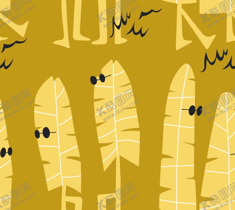 编号：50345010071203084143【酷图网】源文件下载-香蕉叶