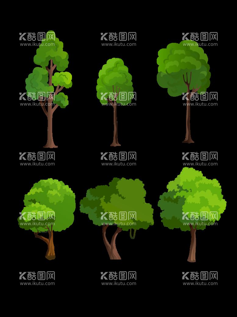 编号：91052610090238286021【酷图网】源文件下载-卡通树