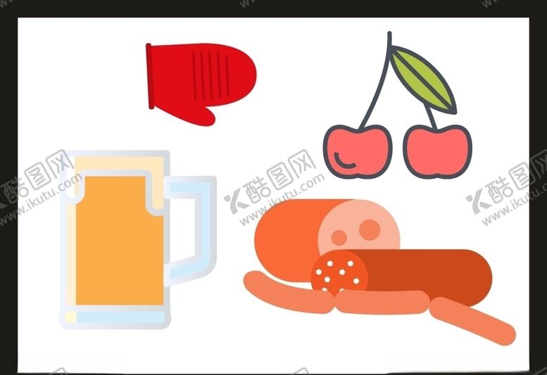 编号：22289705040230435205【酷图网】源文件下载-卡通美食餐饮