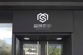 logo样机 标志样机 字体样