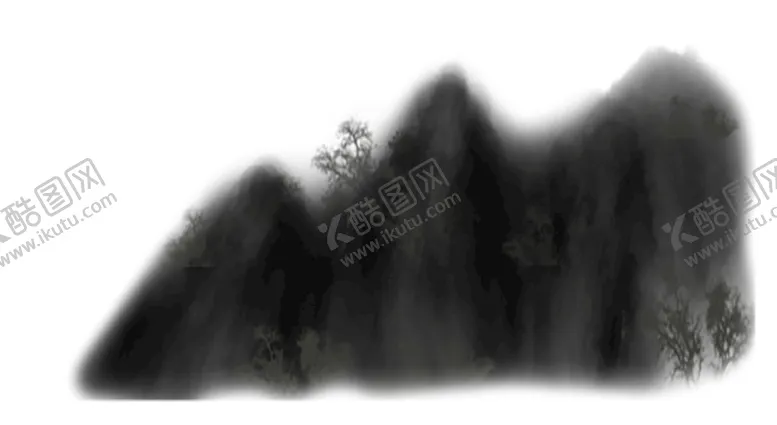 编号：26915009201719227365【酷图网】源文件下载-水墨山