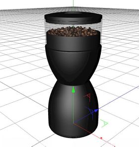 C4D模型咖啡机