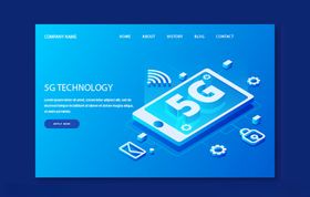 科技5G素材5g时代5G通讯移动5G