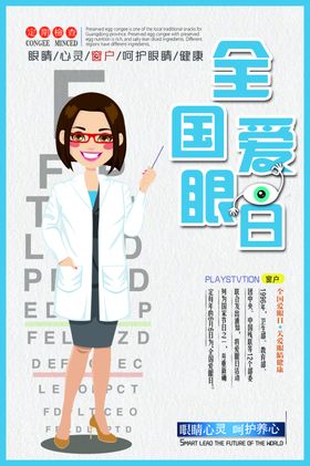 爱护眼睛海报