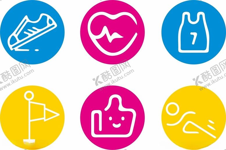 编号：70784304281215081925【酷图网】源文件下载-运动相关图标集合