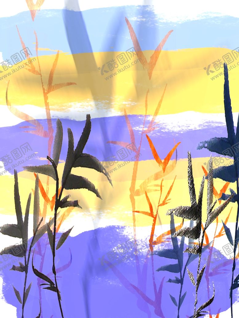 编号：58782712060427217018【酷图网】源文件下载-水墨山水花画