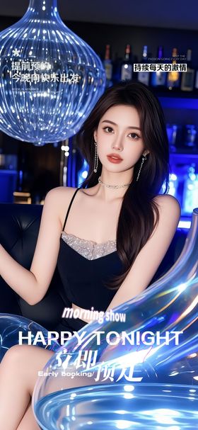 酒吧海报转场预订