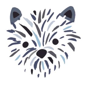 猫狗主题插画图案
