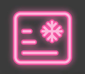 霓虹灯明信片