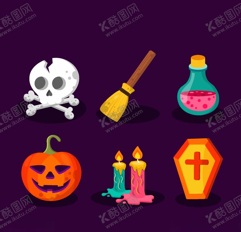 编号：60865810012205249287【酷图网】源文件下载-万圣节元素