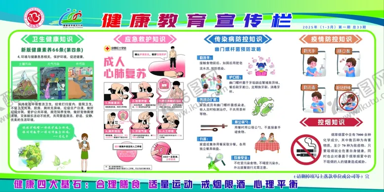 编号：22679302280743269431【酷图网】源文件下载-健康教育宣传栏图片
