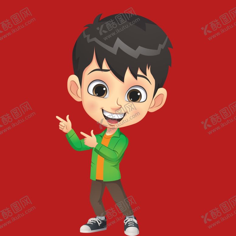 编号：55271312181327119001【酷图网】源文件下载-手绘儿童男孩