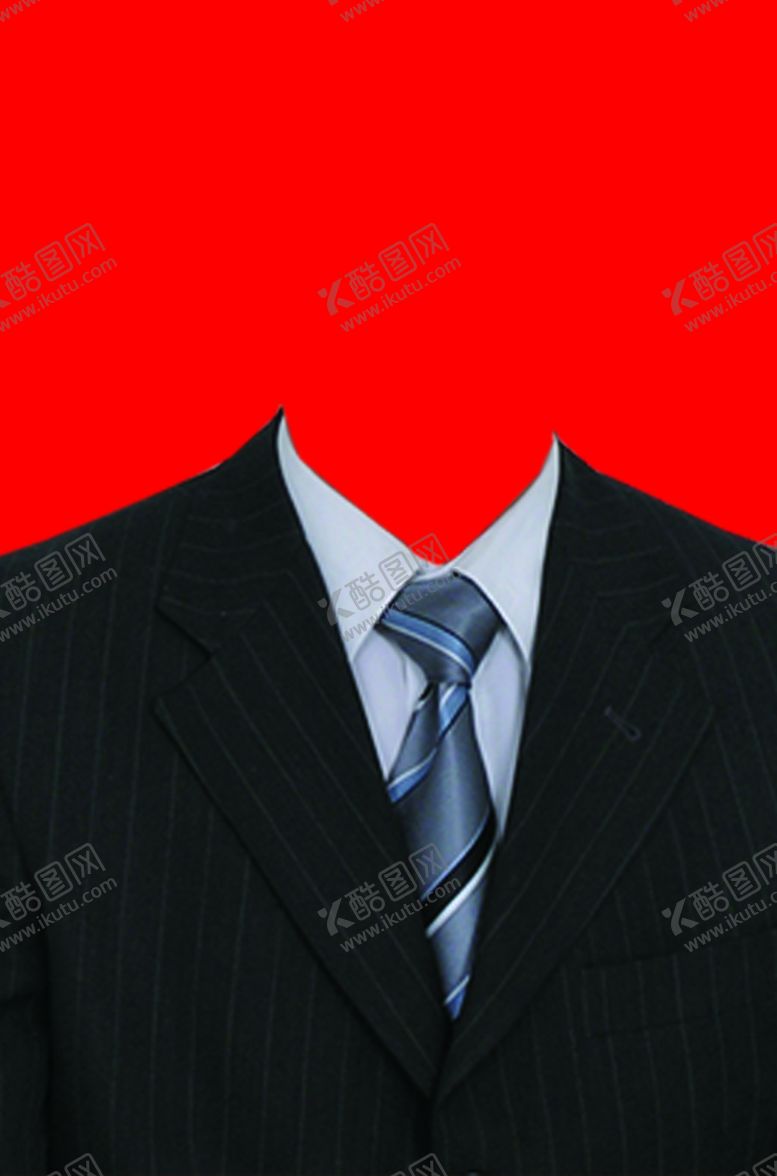 编号：27357306260548366567【酷图网】源文件下载-男士西装证件照