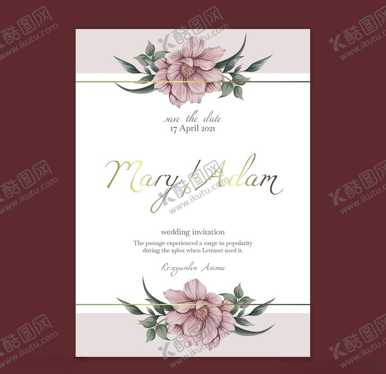 编号：81097905091204566466【酷图网】源文件下载-婚礼结婚请柬邀请函
