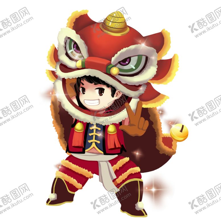 编号：37814209280802093683【酷图网】源文件下载-春节舞狮