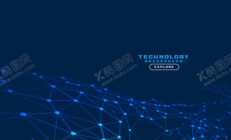编号：30758409140921241379【酷图网】源文件下载-粒子科技背景