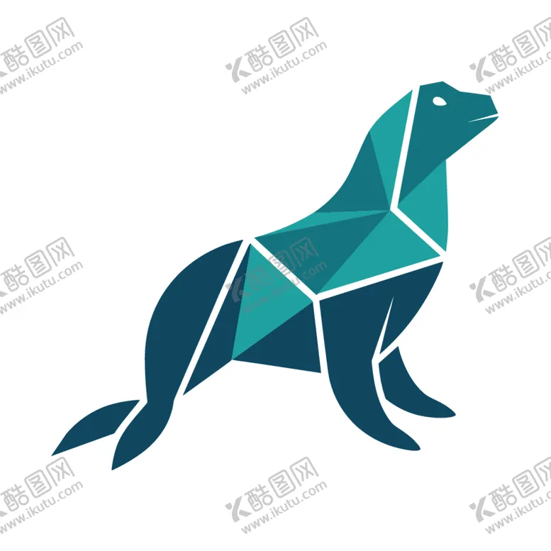 编号：20588702251622316555【酷图网】源文件下载-极简风格的海狮标志