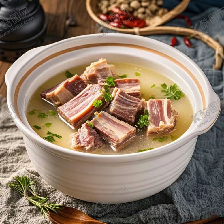 编号：50908810060717285222【酷图网】源文件下载-腊排骨汤