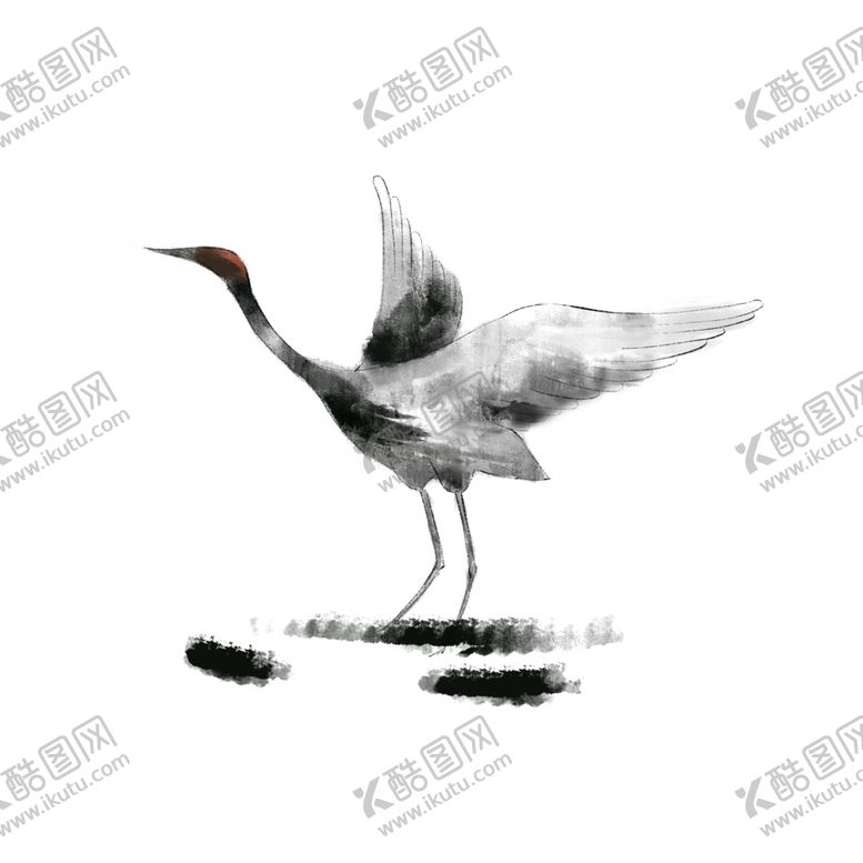 编号：11135109280920475064【酷图网】源文件下载-仙鹤元素