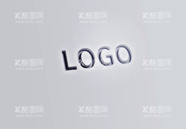 编号：82179409201454312469【酷图网】源文件下载-logo样机银色字简约