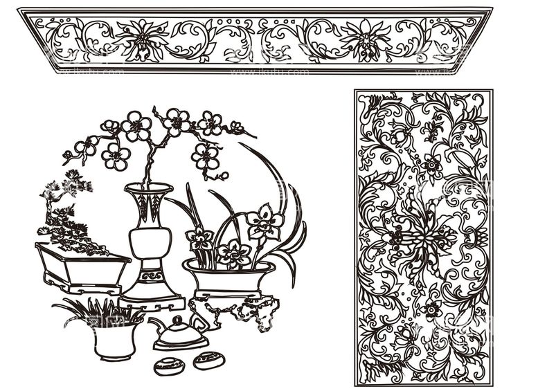编号：10894311290115456897【酷图网】源文件下载-精美雕花 