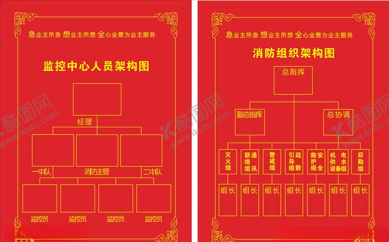 编号：20797110051448294402【酷图网】源文件下载-物业消防监控展板