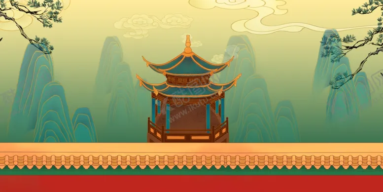 编号：32593312080932104970【酷图网】源文件下载-国朝风背景