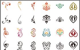 角花边框花纹花边