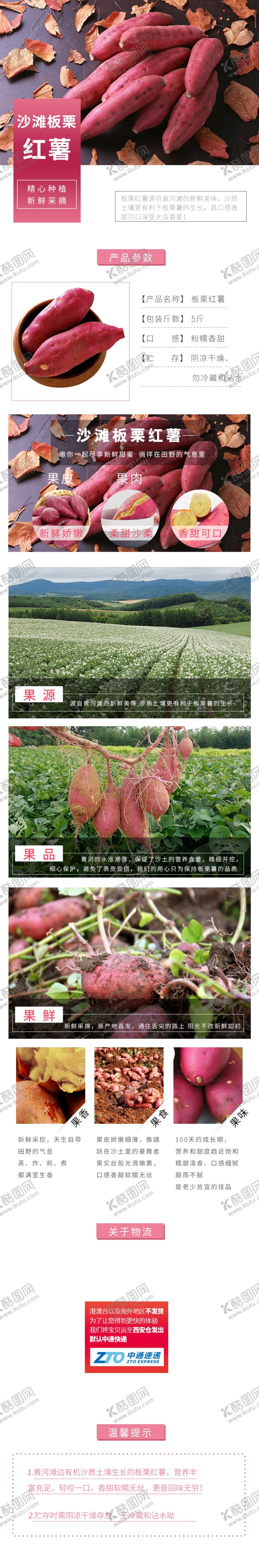 编号：95343409181613065061【酷图网】源文件下载-红薯详情页