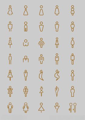 多样金色图标集合