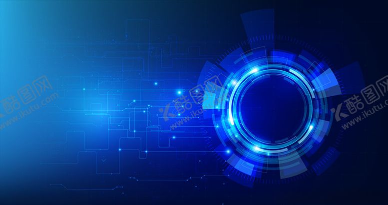 编号：66463911010752035403【酷图网】源文件下载-蓝色科技背景