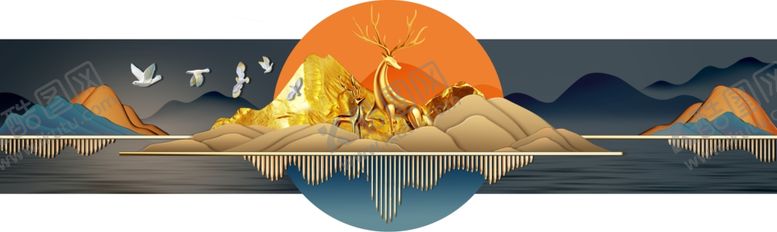 编号：76789012081247043229【酷图网】源文件下载-新中式背景