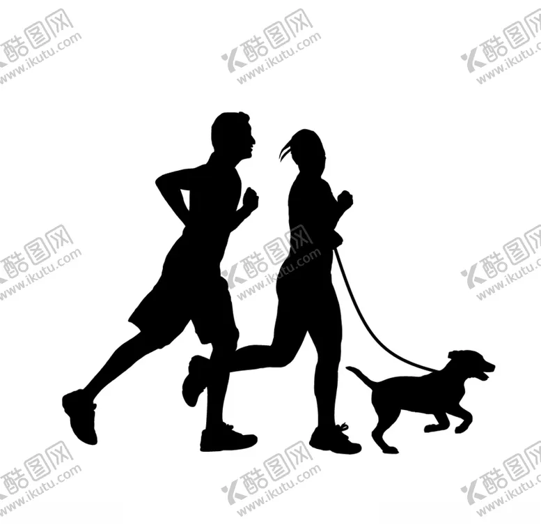 编号：17987106300806394163【酷图网】源文件下载-跑步运动剪影
