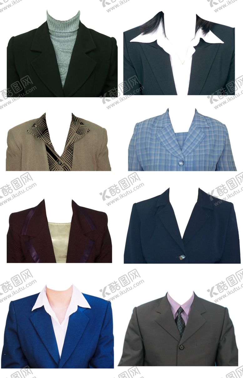 编号：60329909280342579890【酷图网】源文件下载-证件照服装