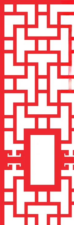 镂空花图案铁艺雕玄关仿古纹仿古