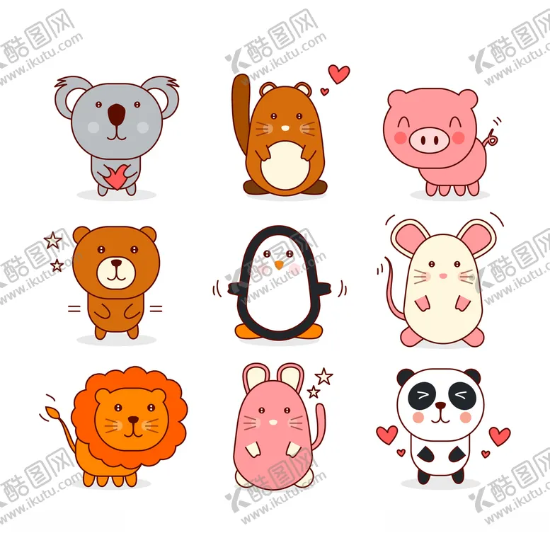 编号：17569704070147031558【酷图网】源文件下载-卡通动物
