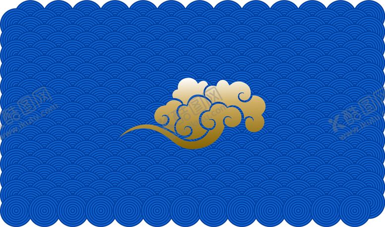 编号：75065101301935457876【酷图网】源文件下载-祥云 CDR 线条 可改色